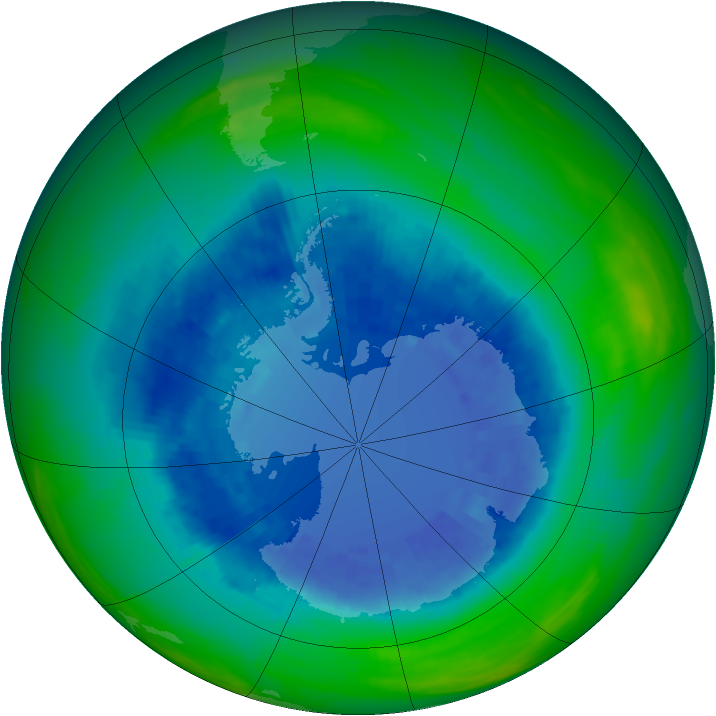 Ozone Map 1989-09-04